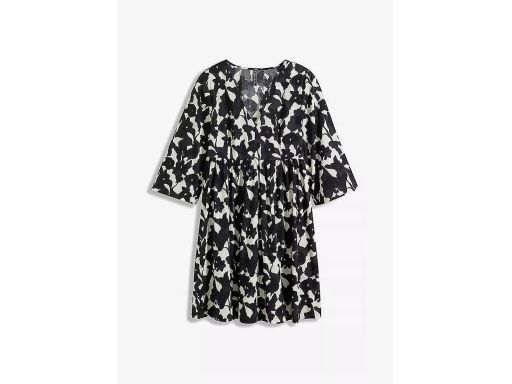B.P.C sukienka czarno-biała z nadrukiem r.48