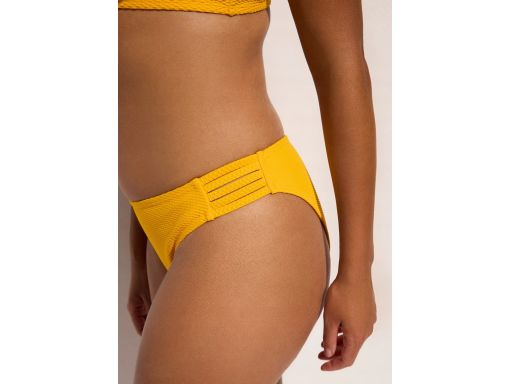 B.P.C bikini prążkowane musztardowe z figami ^40