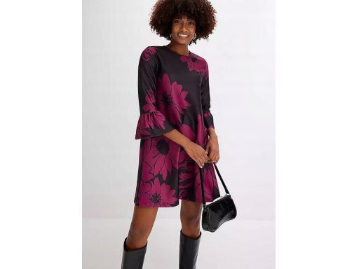 B.P.C sukienka w kwiaty fioletowe r.36/38