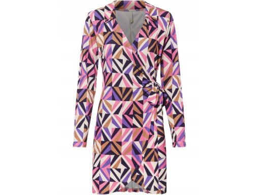 B.P.C sukienka kopertowa we wzory r.36/38