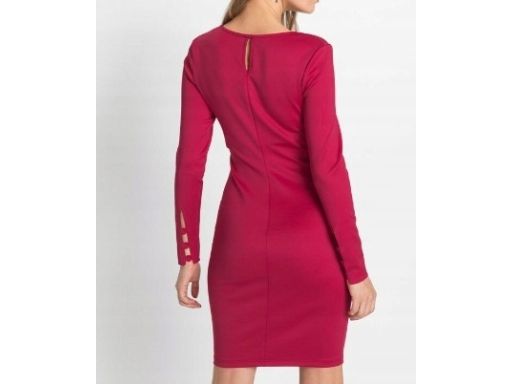 B.P.C sukienka czerwona z wycięciami r.40/42