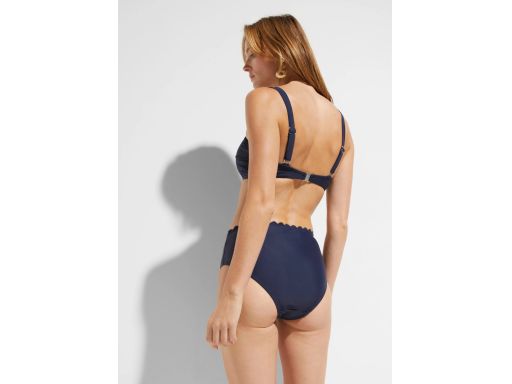 B.P.C bikini granatowe modne wykończenie ^44 (85E)