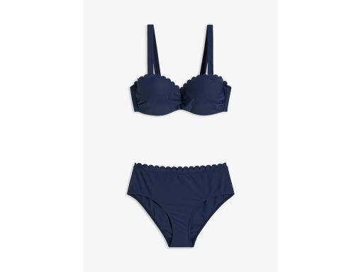 B.P.C bikini granatowe modne wykończenie ^44 (85E)