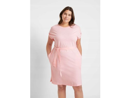 B.P.C Bawełniana sukienka z wiązaniem róż ^48/50