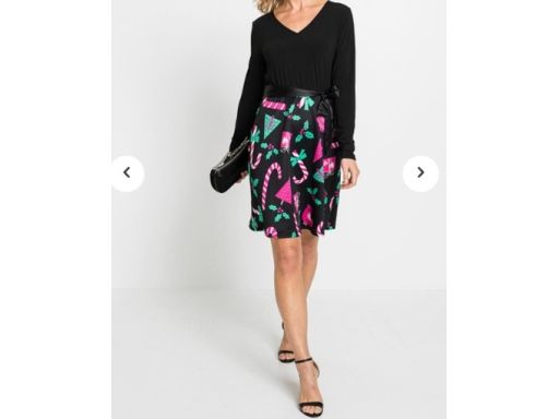 B.P.C sukienka świąteczna rozkloszowana ^32/34