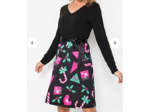 B.P.C sukienka świąteczna rozkloszowana ^32/34