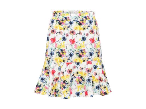 B.P.C spódnica w kwiaty z falbaną 40.