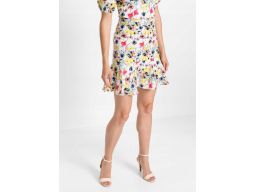 B.P.C spódnica w kwiaty z falbaną 40.