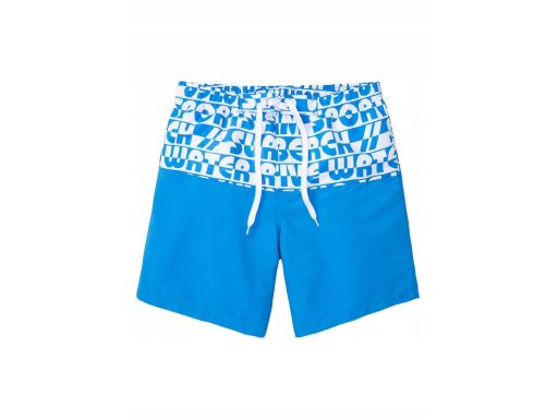 B.P.C męskie szorty kąpielowe niebieskie ze wzorami r.60/62