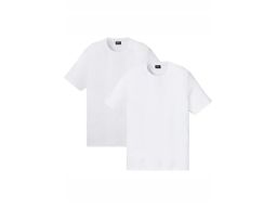 B.P.C 2-pak t-shirtów bawełnianych męskich białych ^68/70, 4XL