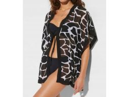 B.P.C tunika plażowa czarno-biała 44/46.