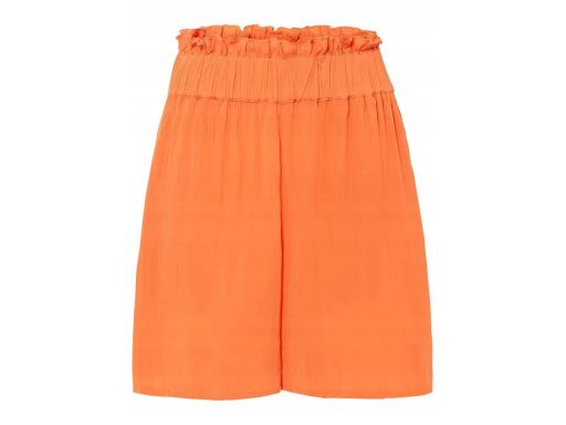 B.P.C szorty pomarańczowe z krepy r.38