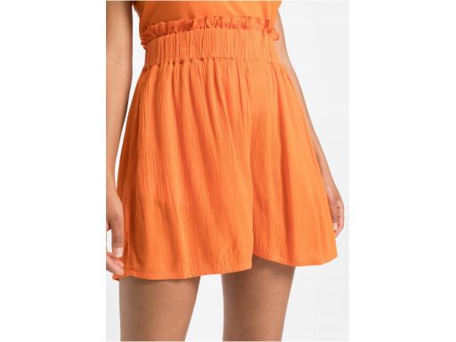B.P.C szorty pomarańczowe z krepy r.38