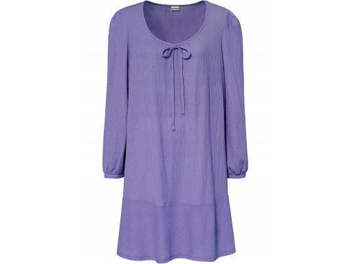 B.P.C sukienka z ozdobnym wiązaniem fiolet r.48/50