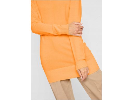 B.P.C długi sweter w serek kurkuma r.40/42