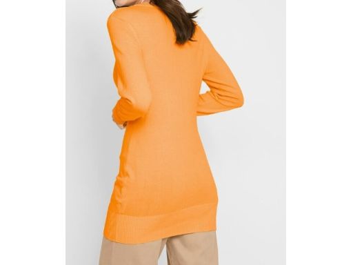 B.P.C długi sweter w serek kurkuma r.40/42