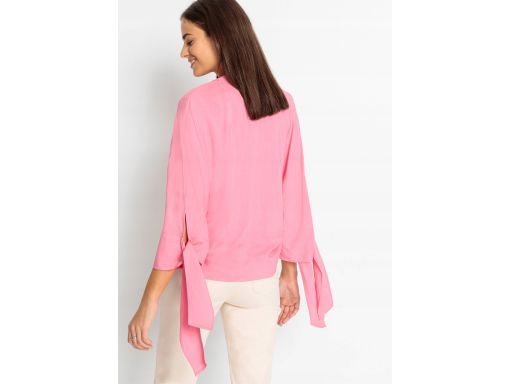 B.P.C Bluzka różowa wiązanie ^46