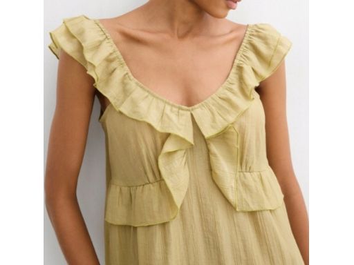 B.P.C sukienka mini z falbanami 42.