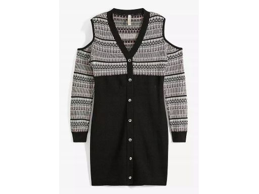 B.P.C sukienka dzianinowa odkryte ramiona efekt 2w1 ^48/50