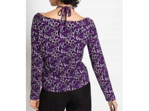 B.P.C bluzka wzorzysta z wiązaniem cętki 40/42.