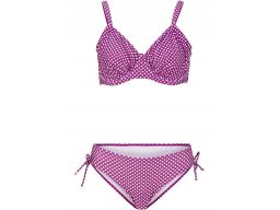 B.P.C bikini fioletowe w groszki ^36 (70F)