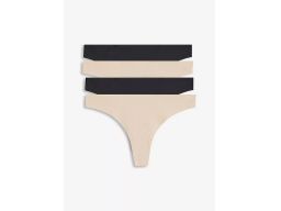 B.P.C 4-pak stringi bezszwowe ^52/54