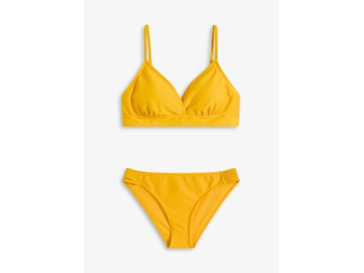 B.P.C bikini strukturalne żółte z figami 38.