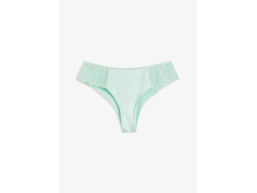 B.P.C figi brazylijskie miętowo pistacjowe z koronką r.48/50