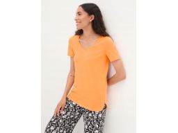 B.P.C t-shirt damski bawełniany pomarańczowy 36/38.