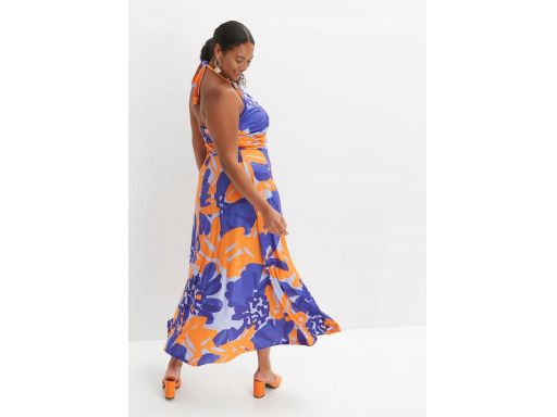 B.P.C sukienka z dekoltem halter kolorowa r.40/42