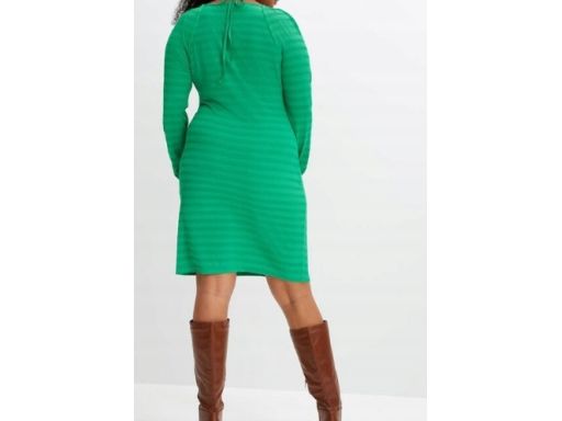 B.P.C sukienka zielona z wycięciami ^36/38