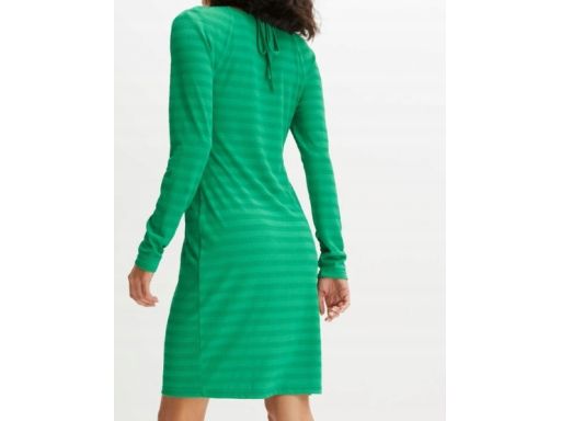 B.P.C sukienka zielona z wycięciami ^36/38