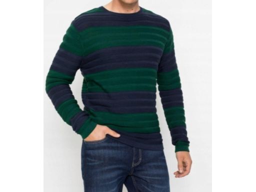 B.P.C sweter męski w paski ^64/66, 3XL