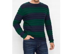 B.P.C sweter męski w paski ^64/66, 3XL
