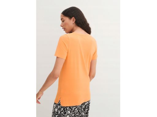 B.P.C t-shirt damski bawełniany pomarańczowy 40/42.