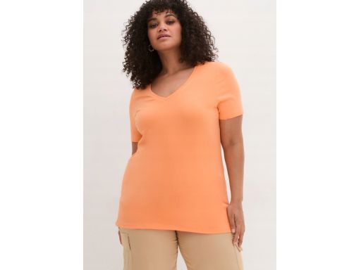 B.P.C t-shirt damski bawełniany pomarańczowy 40/42.