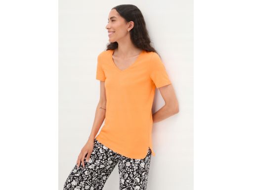 B.P.C t-shirt damski bawełniany pomarańczowy 40/42.