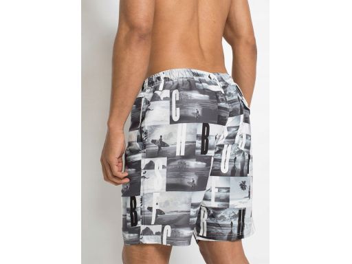 Męskie szorty kąpielowe z nadrukiem 60/62.