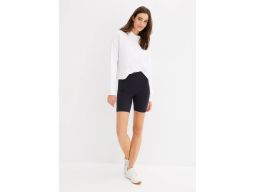 B.P.C legginsy modelujące czarne krótkie sportowe r.46