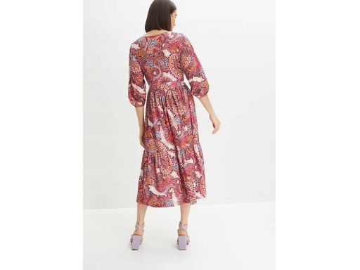 B.P.C sukienka midi we wzory r.32/34