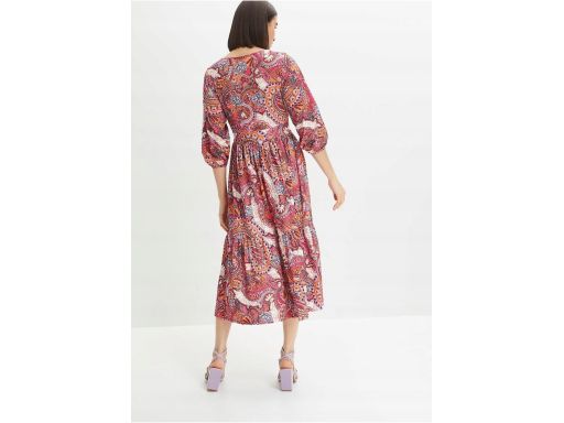 B.P.C sukienka midi we wzory r.32/34