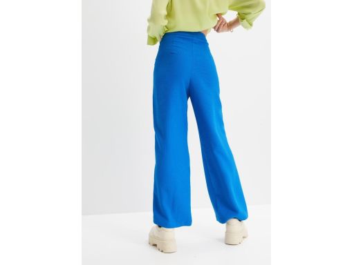 B.P.C szafirowe spodnie modern z wywinięciem w pasie 38.