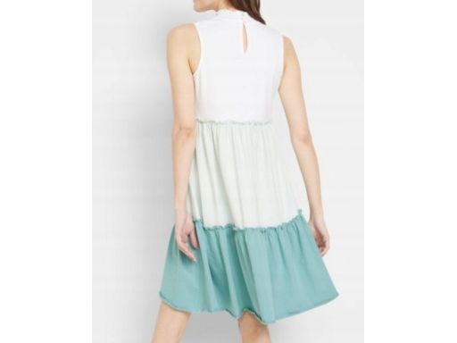 B.P.C sukienka kolorowa z falbanami r.52/54