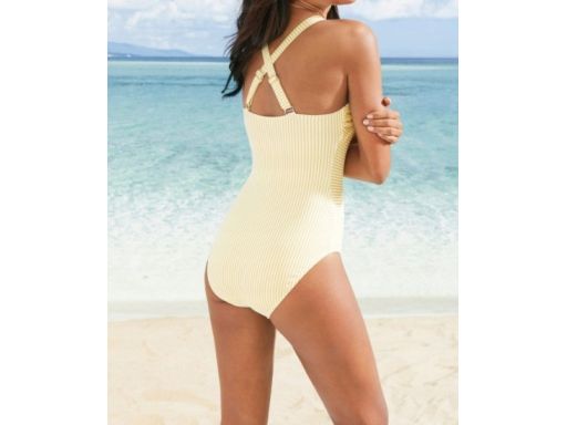 B.P.C strój kąpielowy w delikatne paski 40.