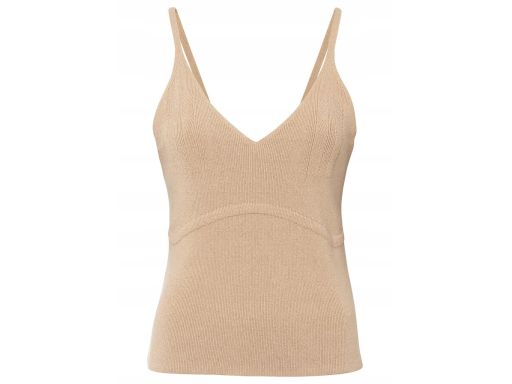 B.P.C top dzianinowy beżowy 40/42.