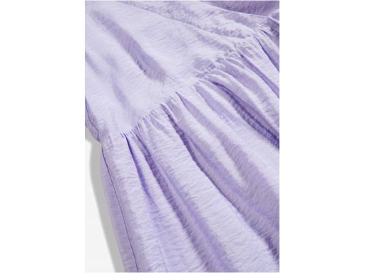 B.P.C sukienka z bufiastymi rękawami liliowa r.46