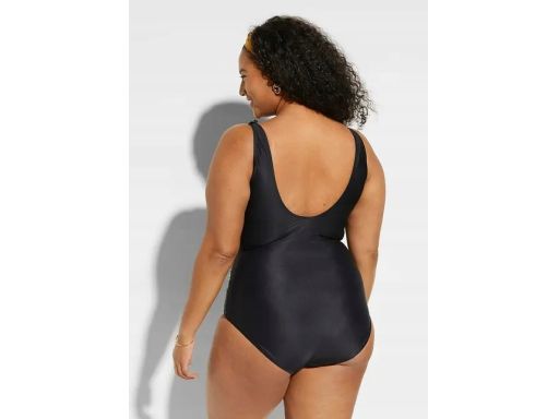 B.P.C kostium kąpielowy czarny z kolorowym wzorem 40.