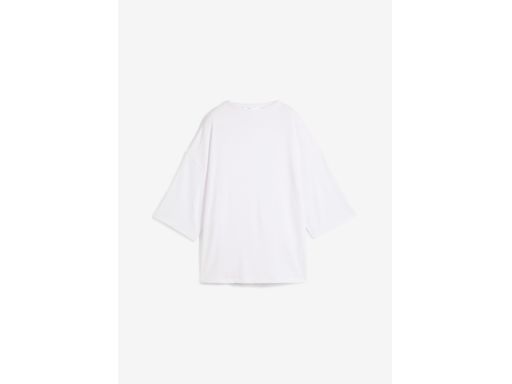 B.P.C biały t-shirt oversize z wiskozy r.40/42
