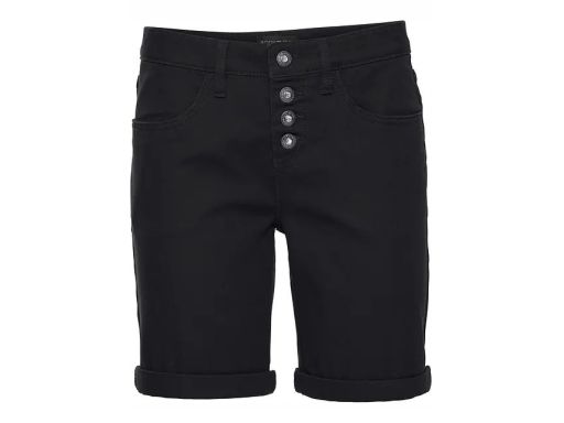 B.P.C czarne bermudy damskie r.42
