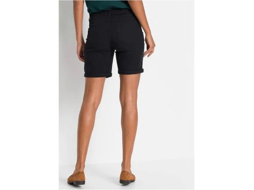 B.P.C czarne bermudy damskie r.42